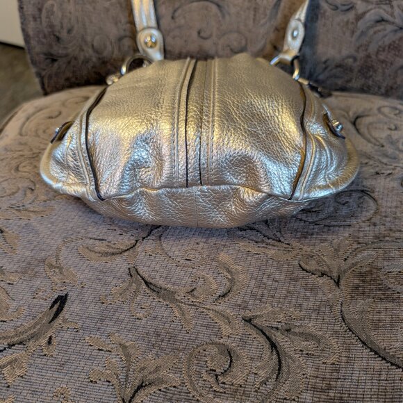EUC B. Makowsky Gold Crossbody Bag with Luxurious Shimmer - Picture 8 of 16